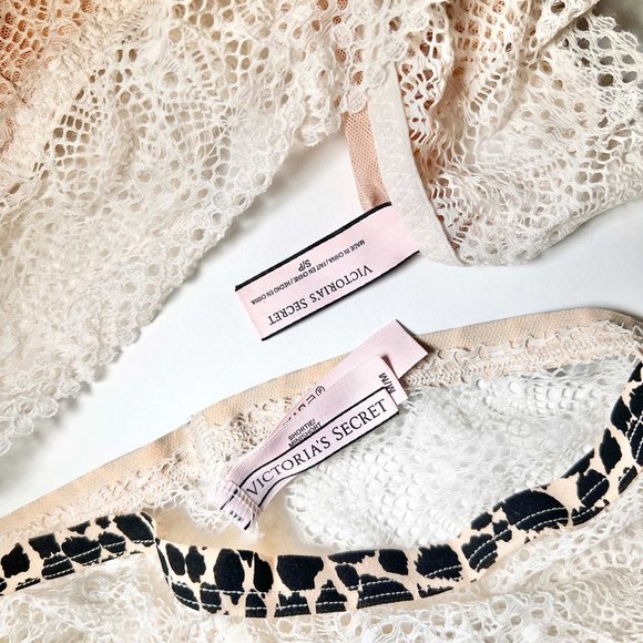 Victoria’s Secret White Cream Lace Set - Picture 4 of 6